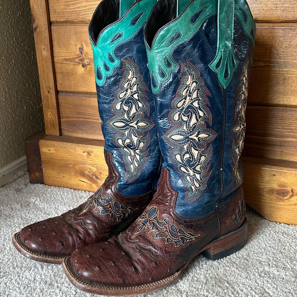 Lucchese Ostrich Women’s 8 Cowboy Boots